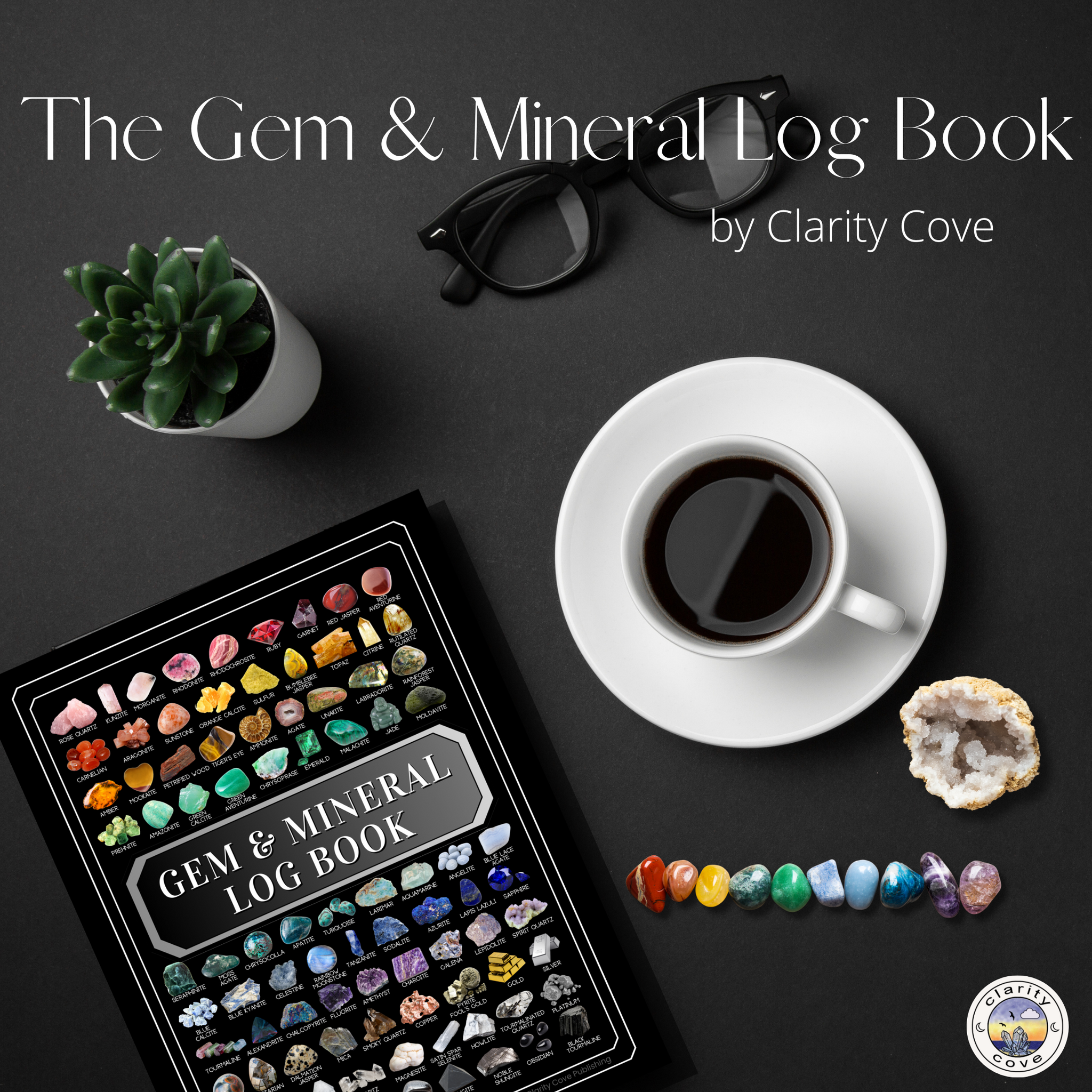 The GEM & MINERAL LOG BOOK from Clarity Cove is now available for crystal collectors!