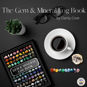 The GEM & MINERAL LOG BOOK from Clarity Cove is now available for crystal collectors!
