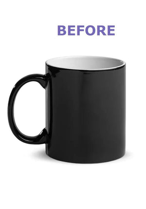 Archangels Magic Miracle Mug! Black and White Glossy Color Change Coffee Mug - claritycove.com