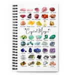 crystal collection rock lover geology gemology reference guide dotted bullet journal notebook clarity cove 