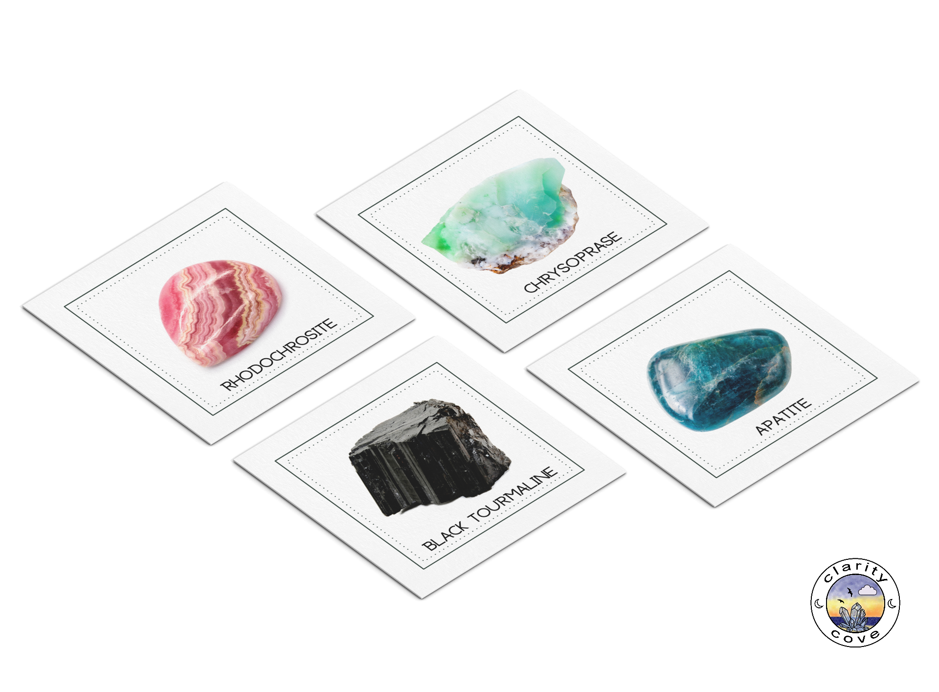 Crystal Match Memory Game Fun Geology Card Game from The Crystal Collection