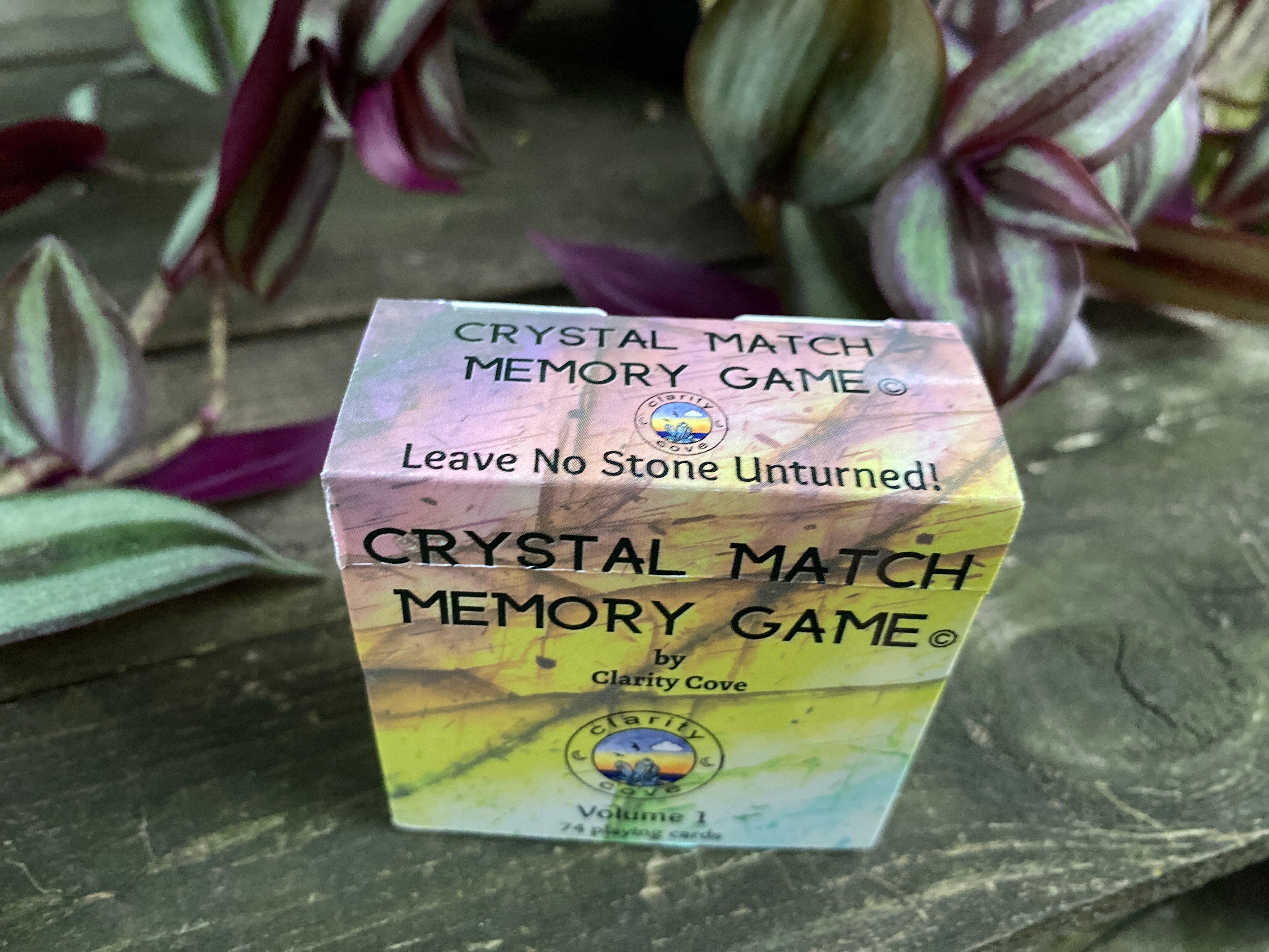 Crystal Match Memory Game Fun Geology Card Game from The Crystal Collection