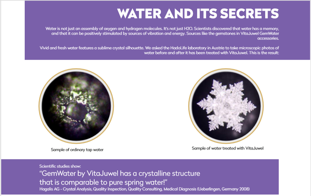 Vitajuwel ViA GemWater Bottle~DIAMONDS Blend~Divine Energy Luxury~ with Loop Handle - claritycove.com